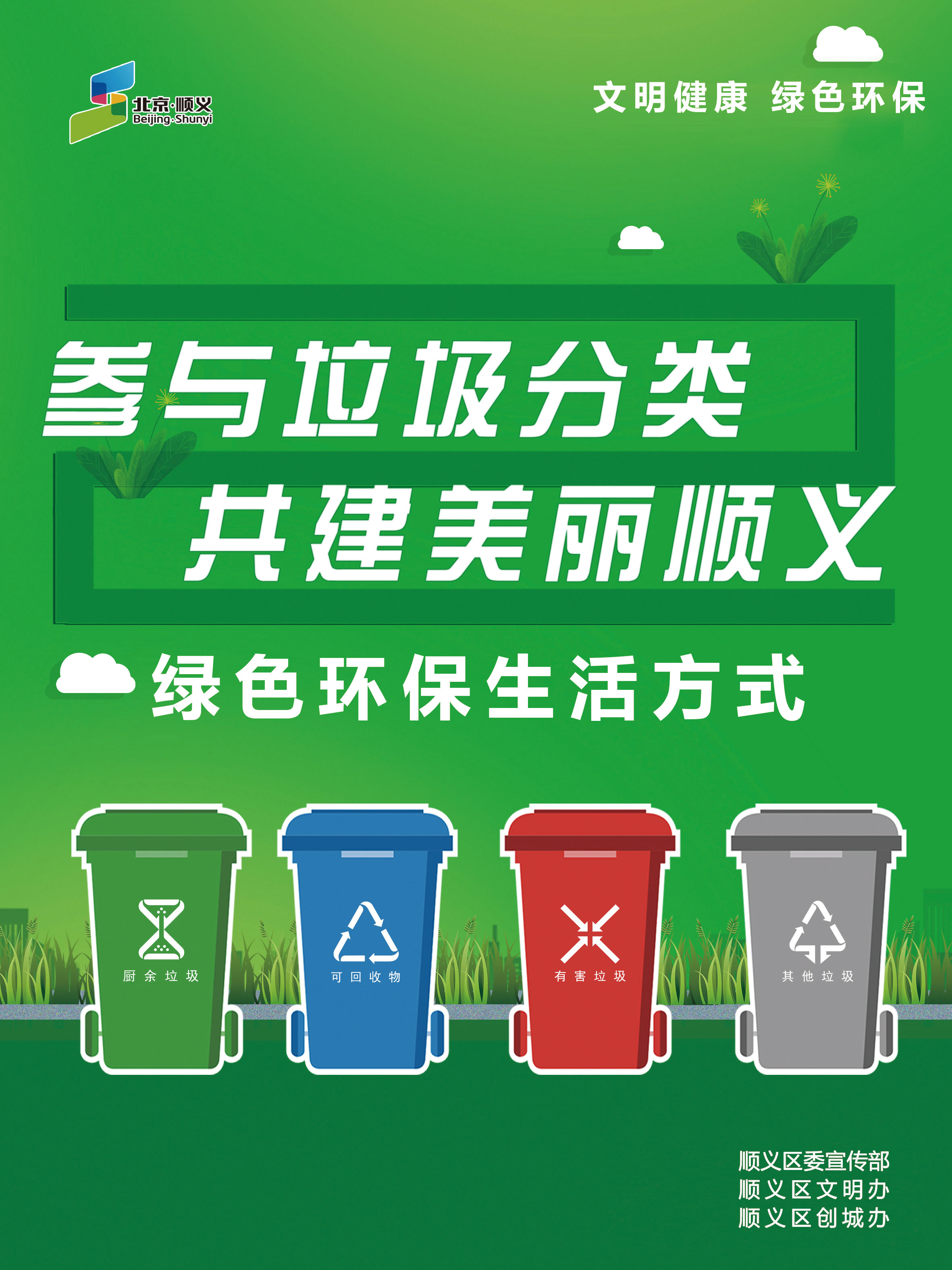 “垃圾分类”主题海报